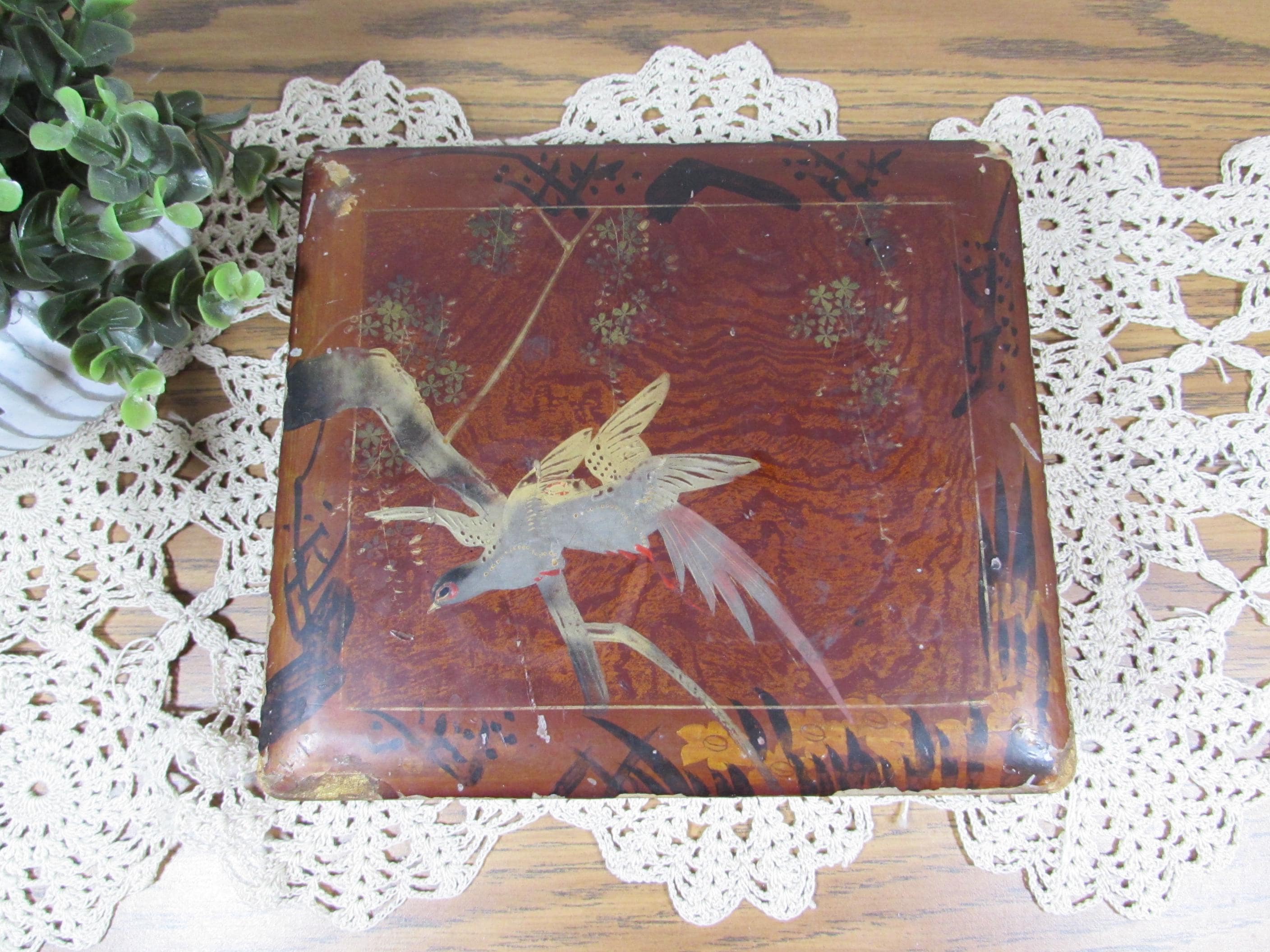 Vintage Japanese Lacquer Jewelry Boxes - Etsy