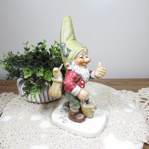 Goebel Co-Boy “Petri the Angler” Gnome Figurine – 1972, W. Germany, 7-3/8” Tall