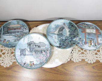 Vintage Scenes from the Summer Palace Collector Plates