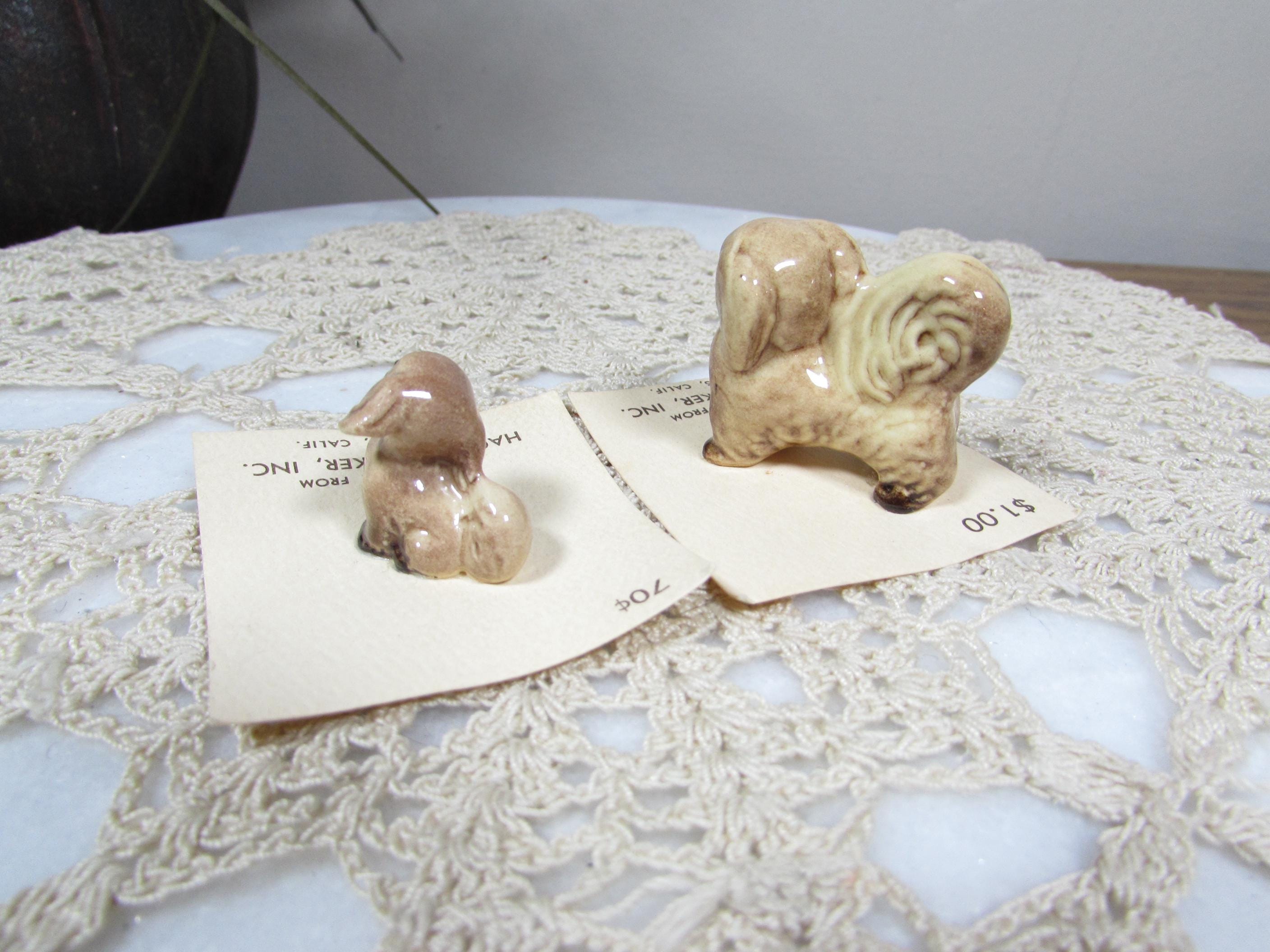 Hagen-renaker Miniature Pekinese Dogs, Adult & Pup, Original Sales