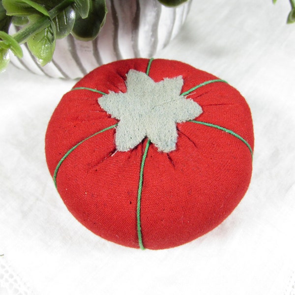 Vintage Red Tomato Pin Cushion