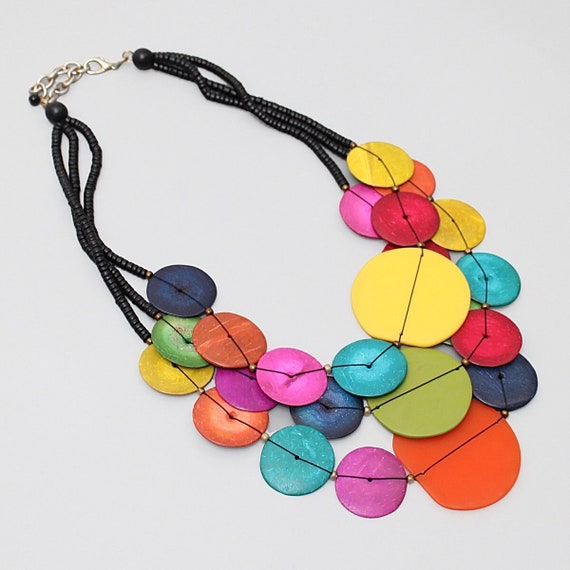 Light My Fire Multi-Color WOW Statement Necklace – WICKED WONDERS