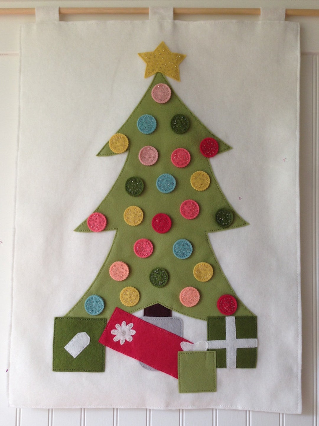 ADVENT CALENDAR KIT Felt Christmas Tree Advent Calendar - Etsy