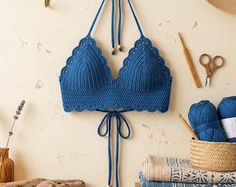 Haakpatroon voor een bh-topje | Bikini PDF voor beginners