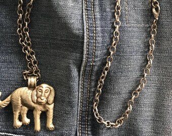 Lot of three assorted silver tone dog and puppy jewelry,bracelets,necklace, keep some, share some!