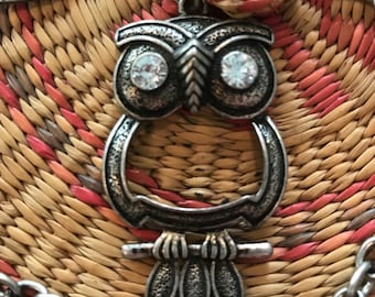 Bundle of 3 assorted boho, hippie chick owl necklaces