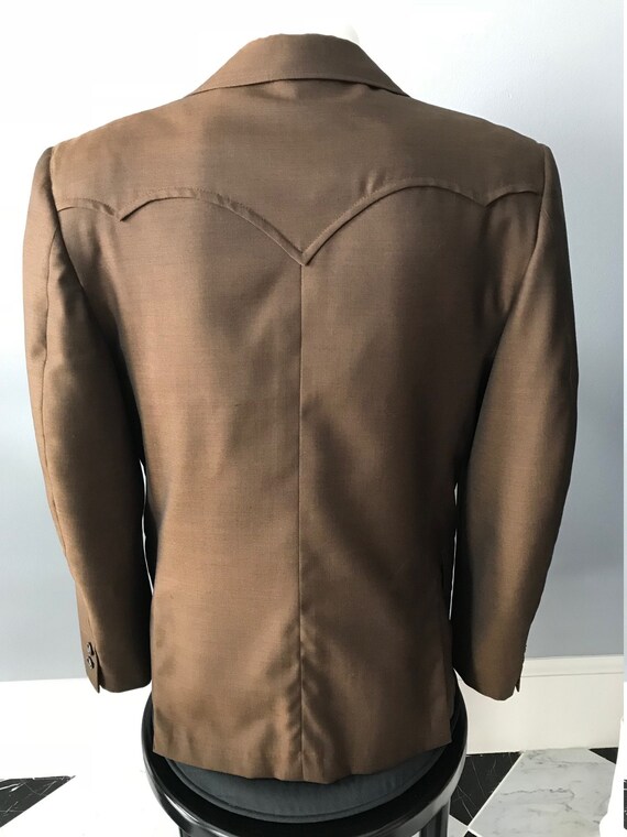 Fabulous vintage 50's mens western suit-Sm 38 shou