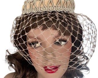 Fascinator, 1940s Hat, 1950s Hat, Half Hat,emerald Green Hat  display picture 2
