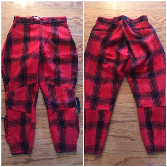 40's "Elmer Fudd" style plaid wool hunting,riding