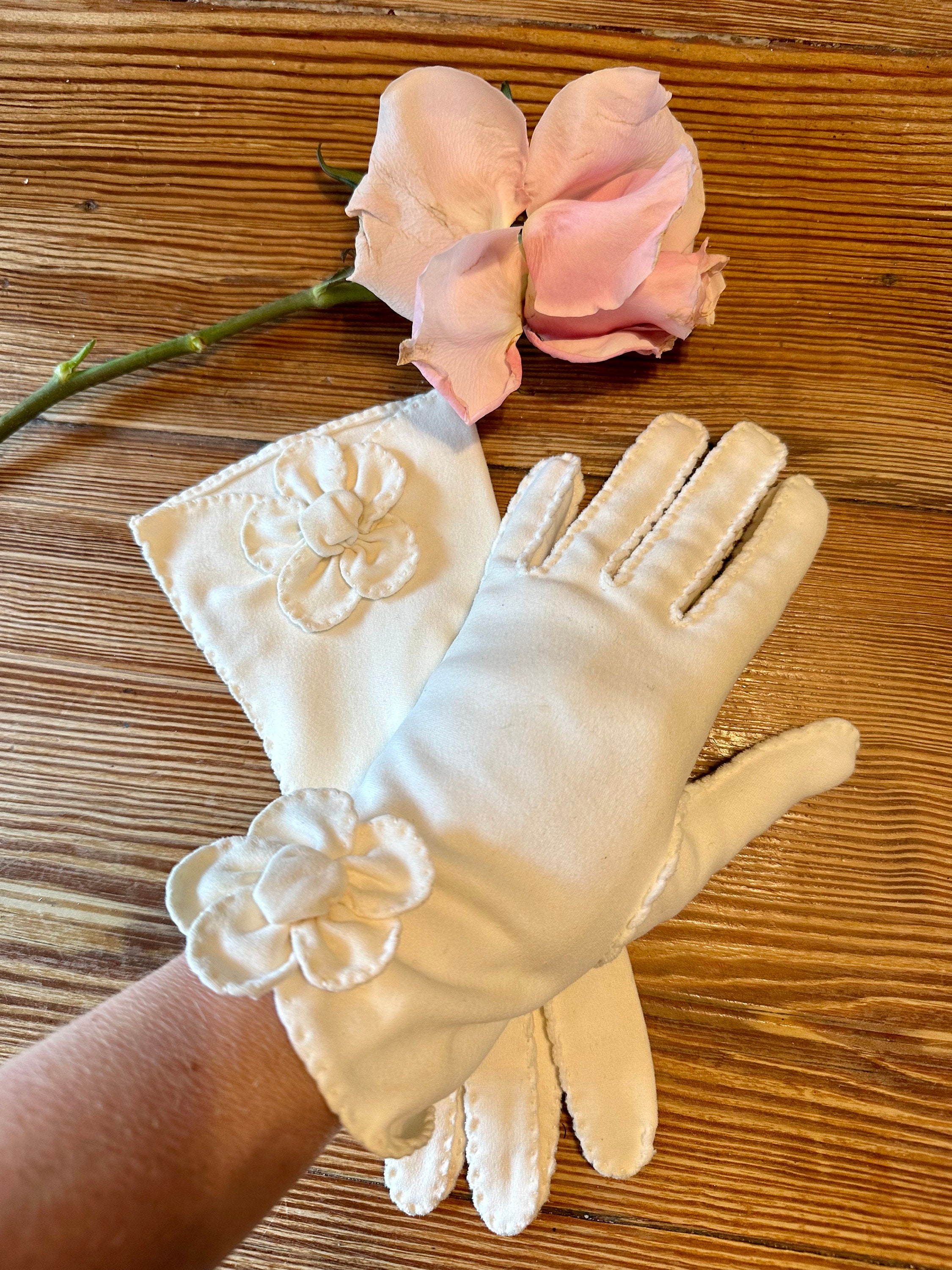 1950s cheap wedding gloves