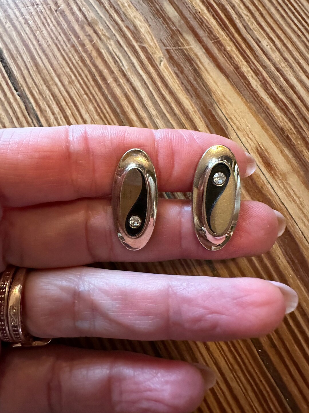 Hickok Mid Century Vintage Yin Yang Cufflinks Etsy