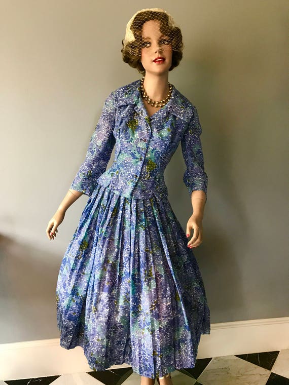 Beautiful David Crystal vintage suit, garden party