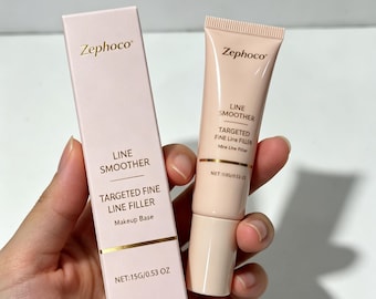 Zephoco Line Smoother Makeup Primer | Targeted Fine Line Filler, Hydrating Base