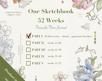 Ein Skizzenbuch 52 Wochen Fauna&Flora Journal
