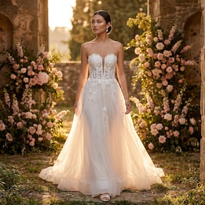 Simple Courthouse Wedding Dress - Etsy