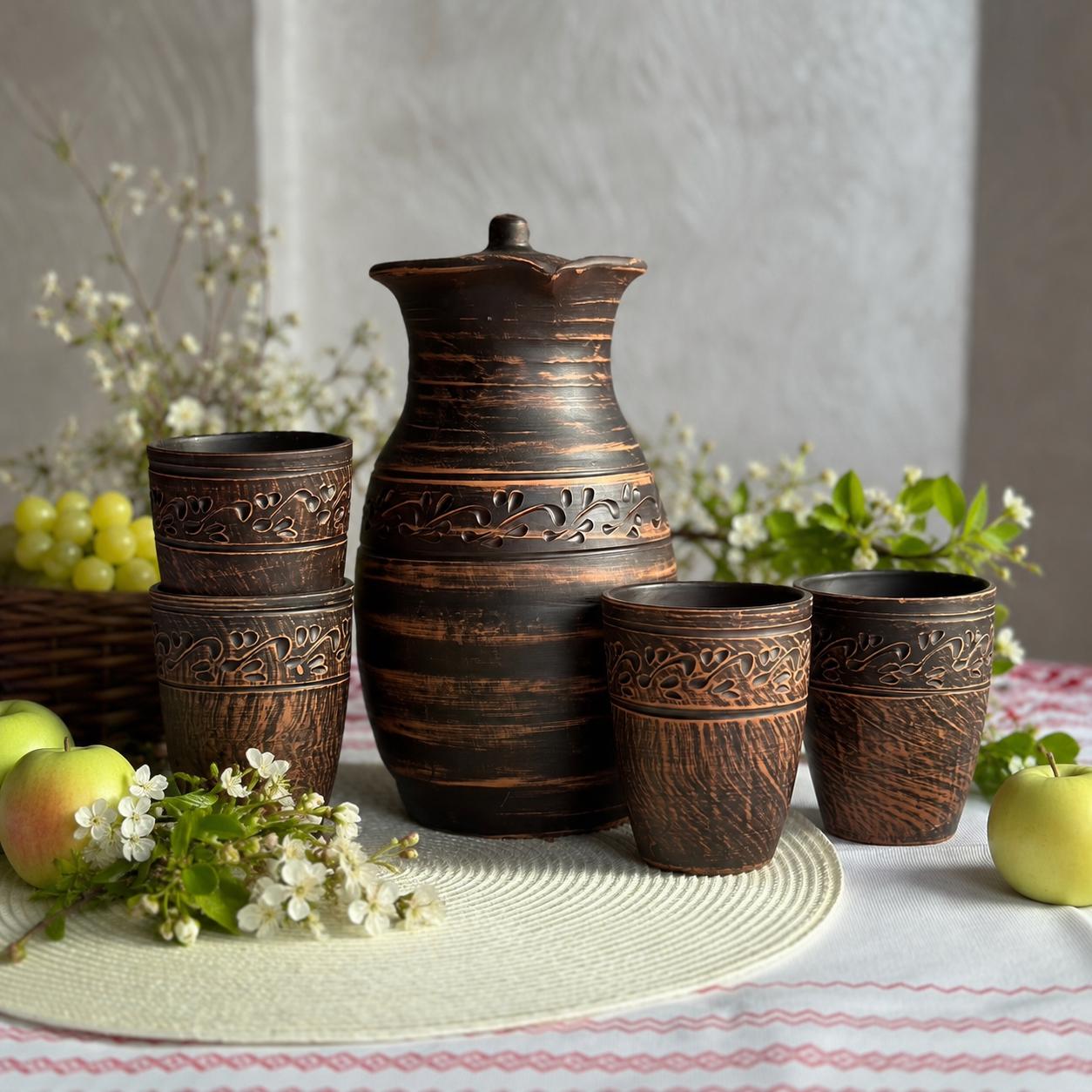 Mexico clay water jug - Etsy 日本