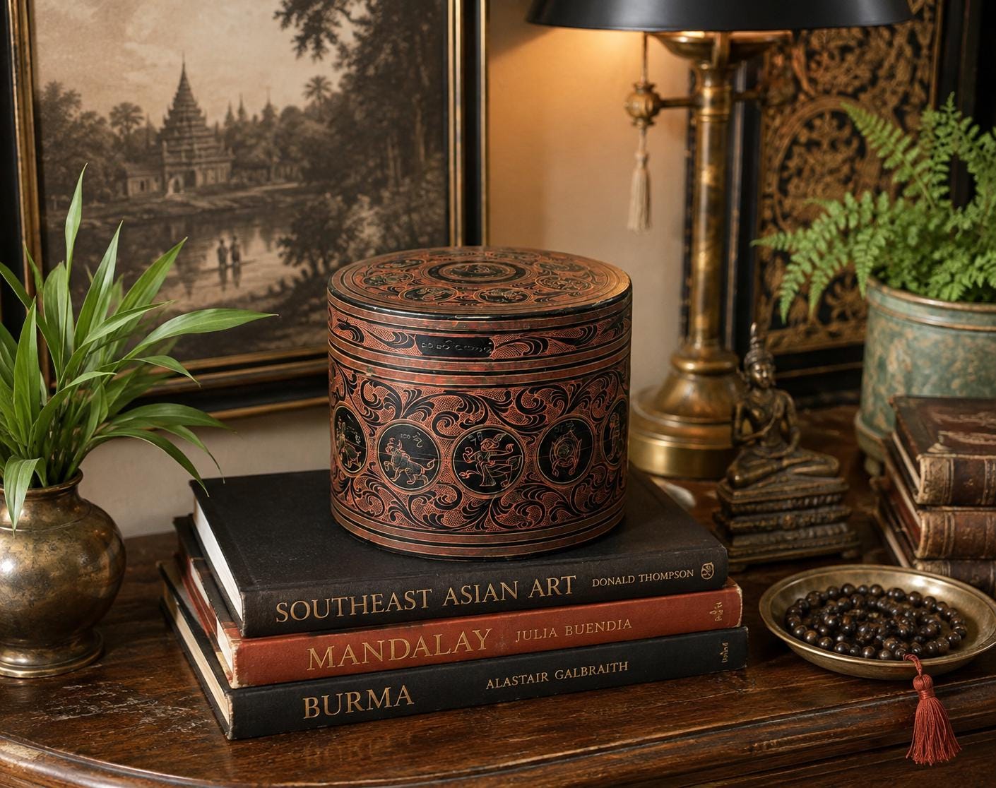 Myanmar Lacquer Box - Etsy