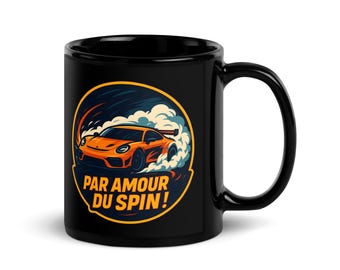 Mug brillant noir