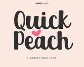 Bold handwritten Script Font, Commercial Use, Modern Logo Typeface, Branding Font for Canva Cricut