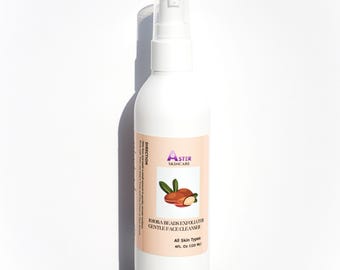 Jojoba-pärlors exfolierande rengöring | Ekologisk hudvård med grönt te | Vegansk ansiktstvätt