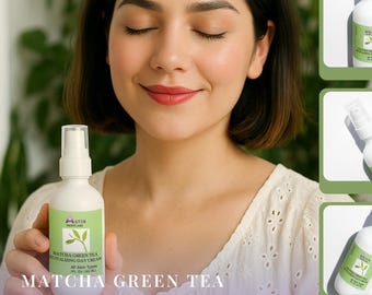 Matcha Green Tea Revitalizing Day Cream | Vegan Hydrating Firming Skincare