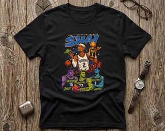Op SGA MVP op Space Jam geïnspireerde tshirt voor volwassenen maten 3x