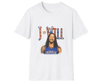 J Will Basketball Player Portrait T-Shirt