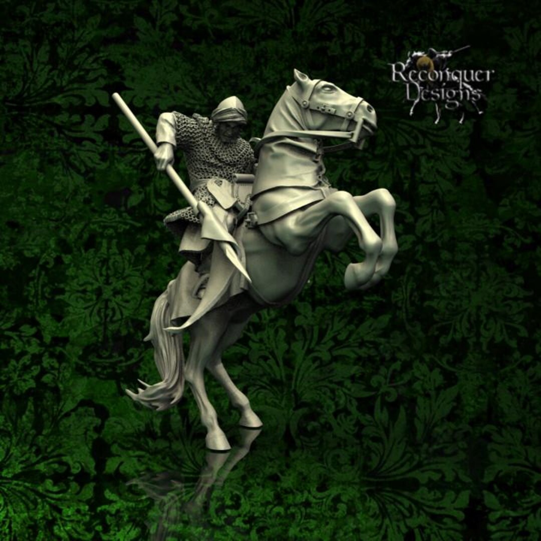 Msulim Ruler Muslim Ruler Miniature, Horse and Rider (28mm Scale Resin) - Etsy