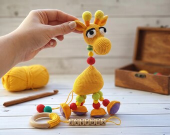 Amigurumi Giraffe Crochet Pattern, Baby Toy Tutorial, Nursery Decor (PDF Download)