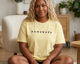 Homebody Boxy T-Shirt | Pigment Dyed Cotton Comfort Tee