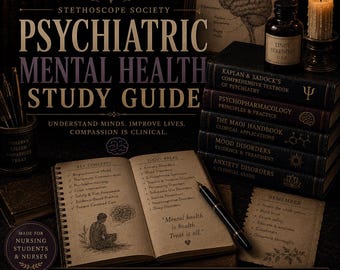 Psychiatric Mental-Health Study Guide