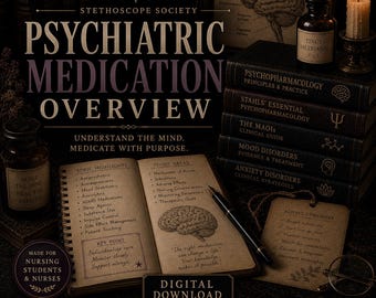 Psychiatric Medication Cheat Sheet