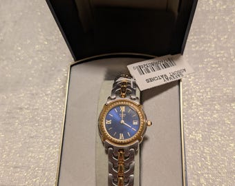 Vintage Pulsar V789-0240 Stainless Steel & Gold Plated Quartz Ladies Watch