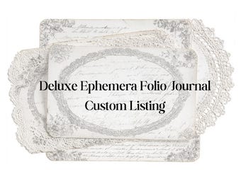 Custom Ephemera Journals