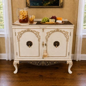 Refinished Vintage Buffet Sideboard, French Provincial, Berkey Gay, server. SHIPPING IS FREE for Most States, See Description for details.