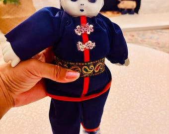 ハンドメイド バンコク タイ文化人形 E-Kaw Girl No 511 タイ アカ族