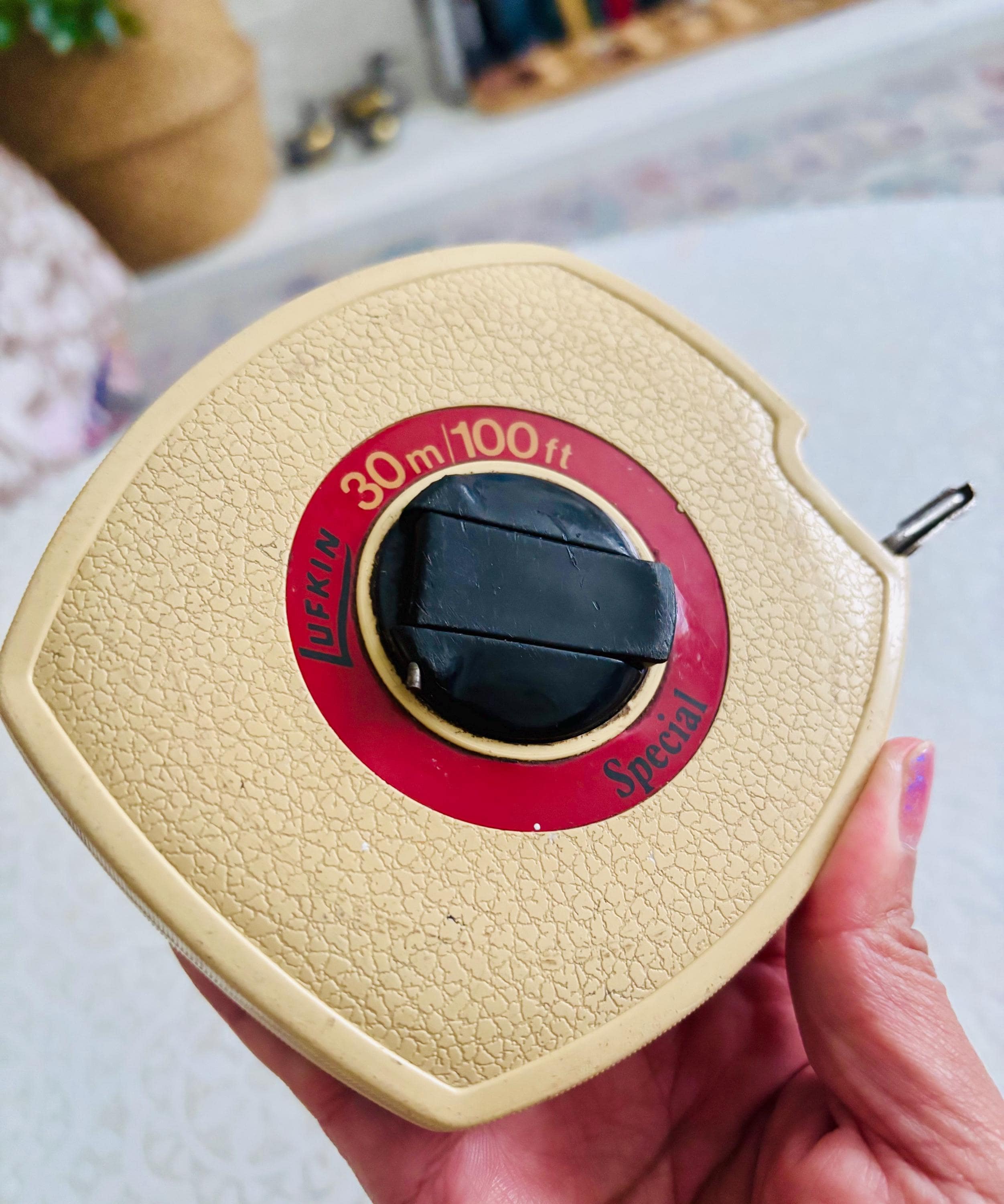 Vintage 100ft Measuring Tape - Etsy