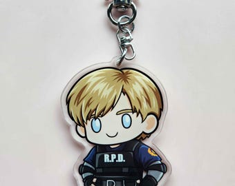 Leon S. Kennedy Acrylic Keychain (Resident Evil 2 Remake)
