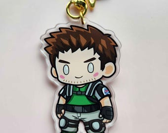 Chris Redfield Acrylic Keychain (Resident Evil 5)