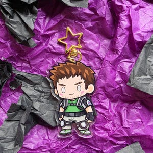 Chris Redfield Acrylic Keychain (Resident Evil 5)