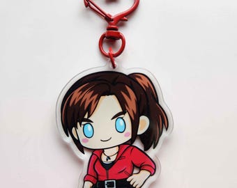 Claire Redfield Acrylic Keychain (Resident Evil 2 Remake)