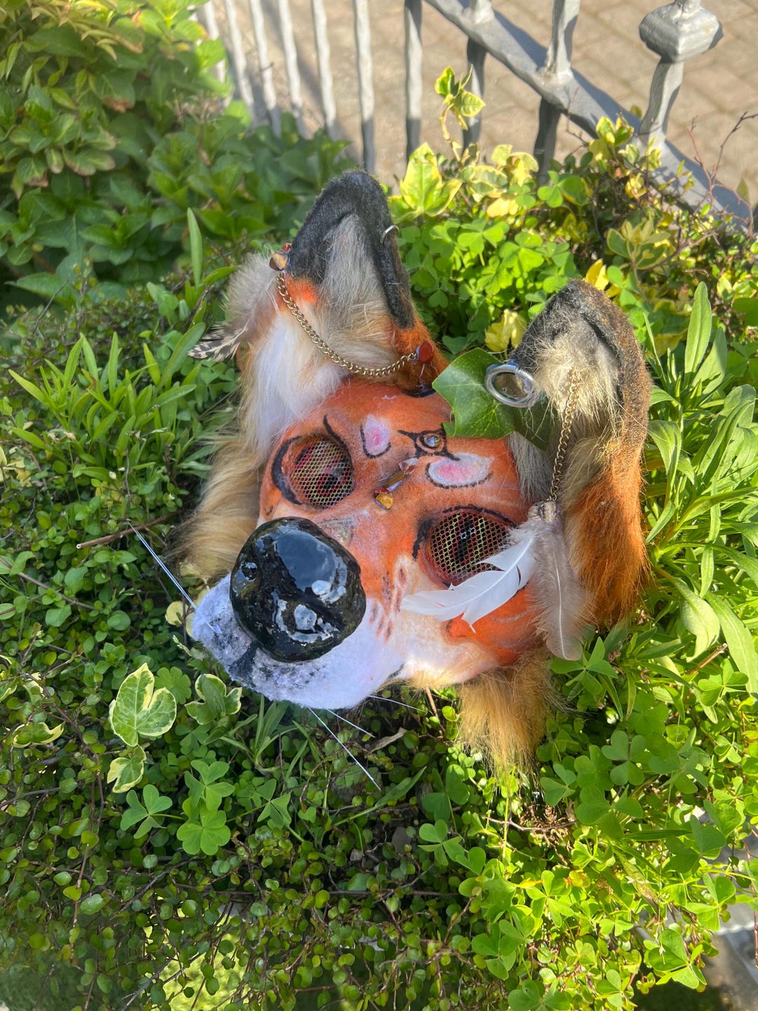 Fox Rherian Mask Red Fox Therian Mask - Etsy Australia