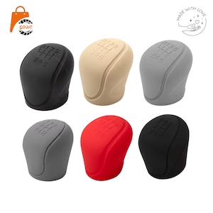 Funda de silicona para palanca de cambios manual de 5 y 6 velocidades, antideslizante, protectora para palanca de cambios, accesorio universal para coche.