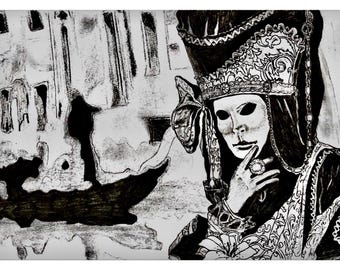 Mysterious Figure Wall Art