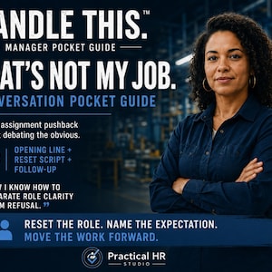 Das ist nicht mein Job Conversation Guide (Digital PDF) Chef Script