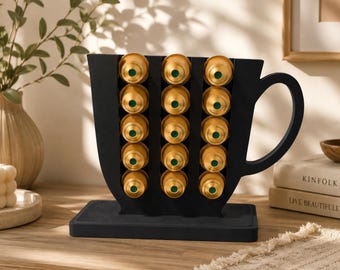 3D Printed Mug Coffee Pod Holder | Nespresso Vertuo Capsule Organizer