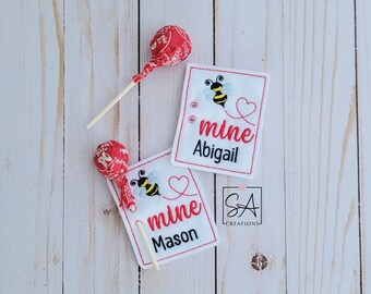 Lollipop Holder | Bee Mine Lollipop Holder | Bee Mine Valentine | Valentine Lollipop Holder | Class Valentine | Valentine's Day