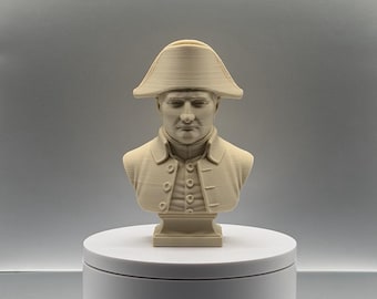 Napoleon Bonaparte Büste | Französische Kaiser Statue | 4,5-Zoll-historische Figur Skulptur | Militärgeschichte Dekor | Büro Regal Display Geschenk
