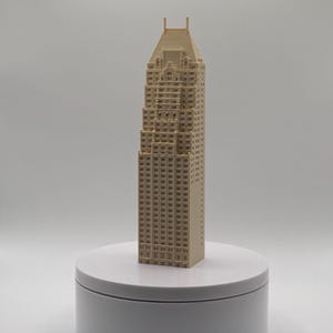 Hampshire House Model | 150 Central Park South NYC | Historic Manhattan Skyscraper Replica | Central Park Architecture Collectible