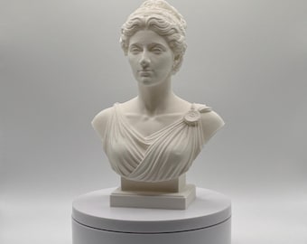 ななです 女神像、 ヒユギエイアの大理石像をモチーフ ブロンズ像健康の女神 ヒュギエイア（ヒュギエイア - ヒュギア）健康衛生治癒の女神美術館の